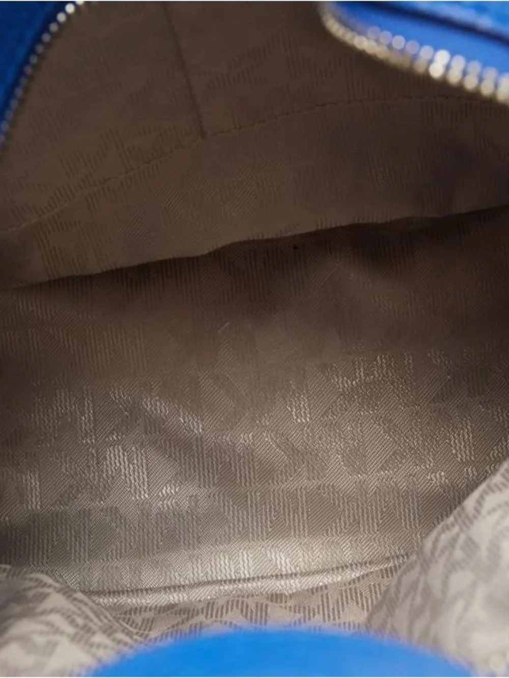 Michael Kors Royal Blue Like new Pebbled Leather Mini Backpack convertible